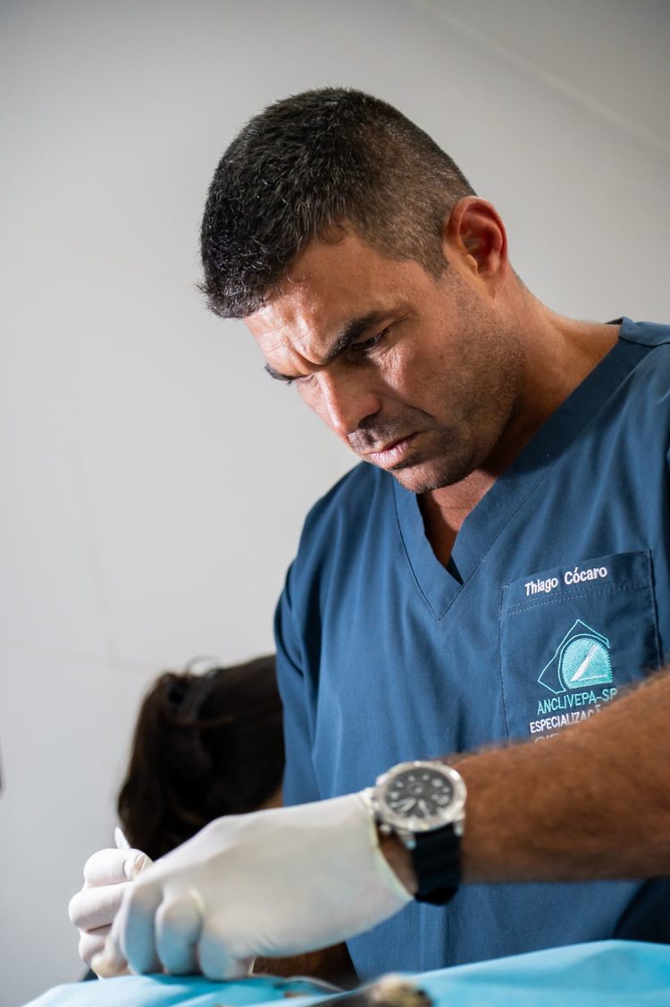 Dr. Thiago Cócaro, médico veterinário ortopedista e neurocirurgião da SaquaVet